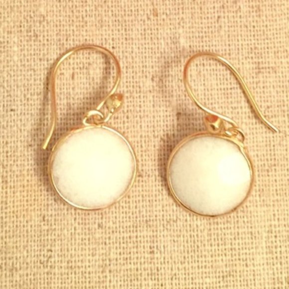 Stella & Dot | Retired Isla White Delicate Drop Dangle Earrings - Picture 9 of 10